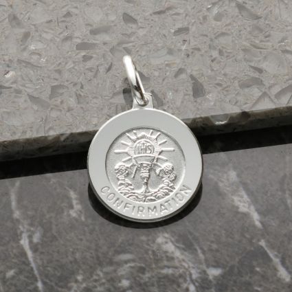 Sterling Silver Confirmation Pendant With Optional Engraving and Chain