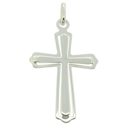 Sterling Silver Layered Celtic Cross Pendant