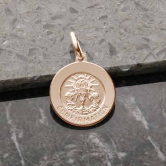 9ct Yellow Gold Plated Confirmation Pendant