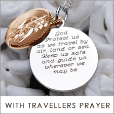 Personalised Travellers Prayer St Christopher Range